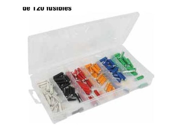 Assortiment de 120 fusibles stéatite