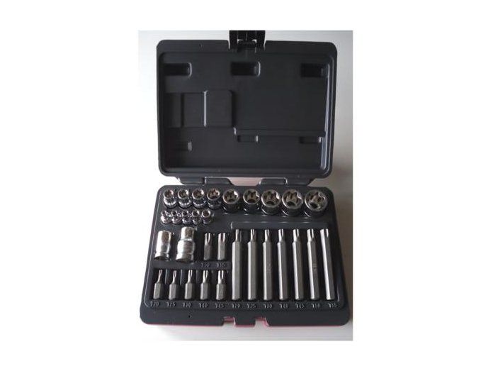 Assortiment embouts et douilles Torx 30 pièces