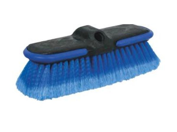 Brosse à passage d'eau bleue