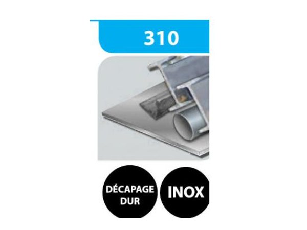 Brosses coniques fil inox ondulé sur tige