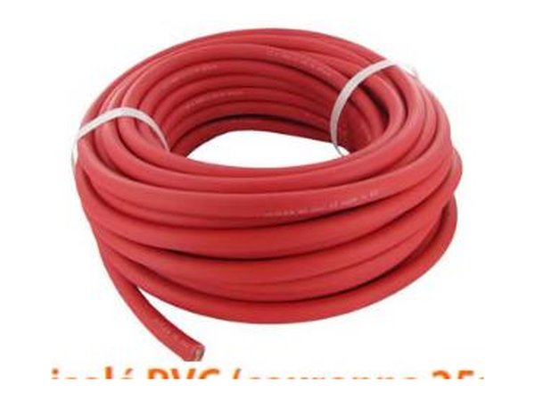 Câble de soudeuse / batterie isolé PVC extra-souple (couronne 25 m)