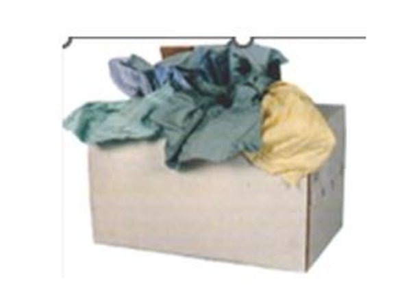 Chiffons d'essuyage industriels (carton 10 kg)