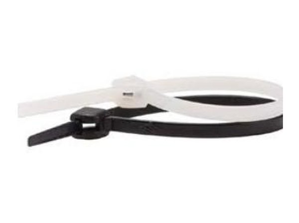 Colliers de serrage nylon (rilsan) blancs