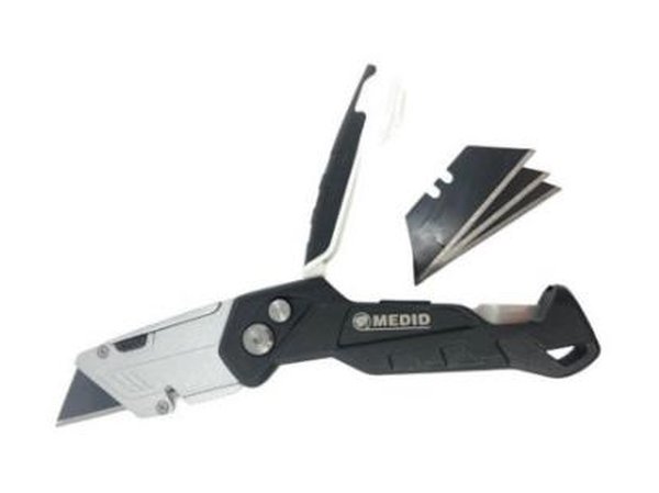 Cutter métal pliant 18 mm 3 lames