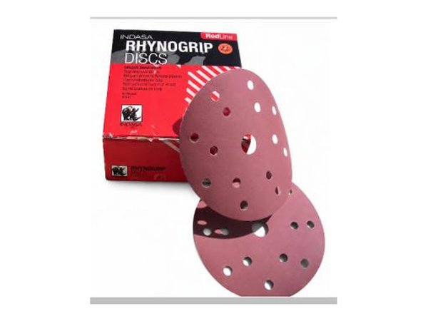 Disques velcro Rhynogrip Red Line 15 trous Ø 150