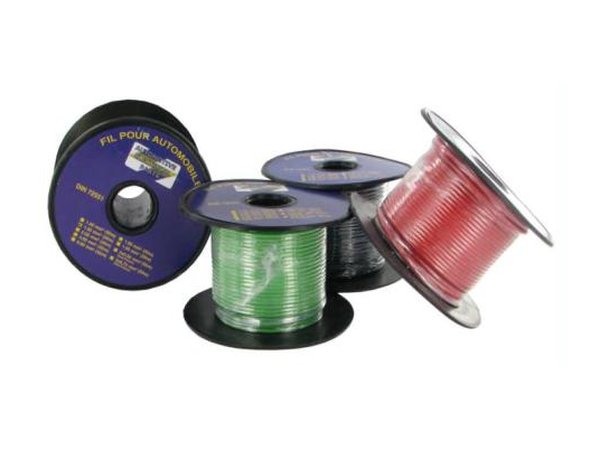 Fil électrique mono-conducteur isolement PVC