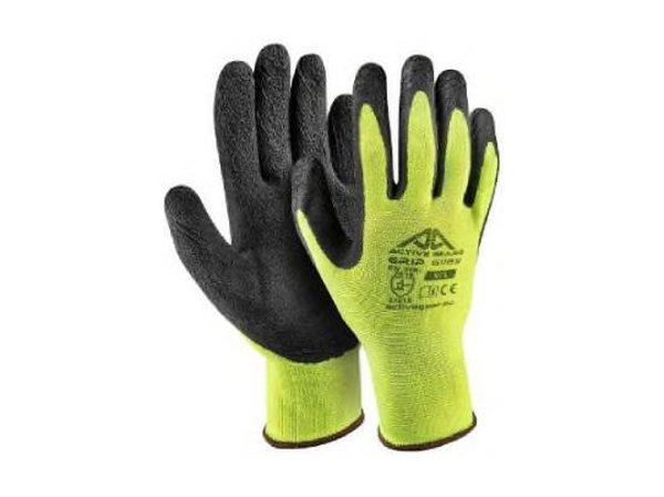 Gants polyester latex mousse noir 2121X