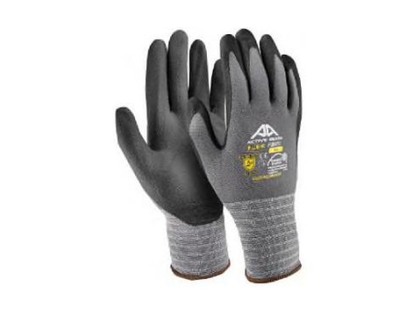 Gants précision nylon/spandex nitrile micro-mousse respirant noir 4131X