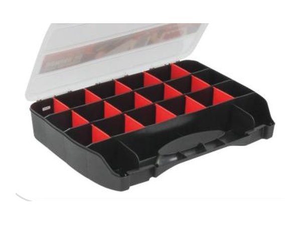 Mallette de rangement 20 cases modulables 365 x 270 x 65 mm