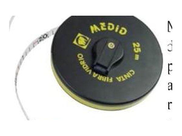 Mesure roulante 20 m ruban fibre de verre