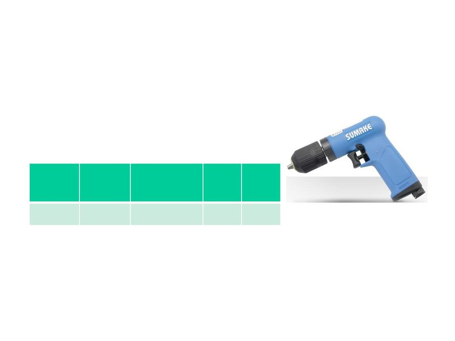 Mini perceuse pneumatique réversible 3/8" 10 mm Sumake ST-C210C