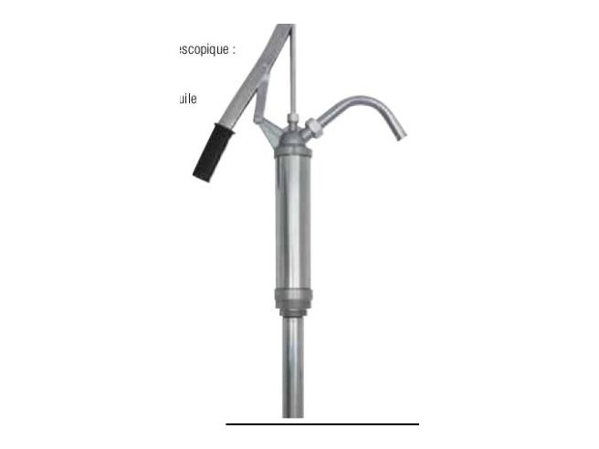 Pompe Hevel jaune polypropylène + adaptateur pour fût 200 L