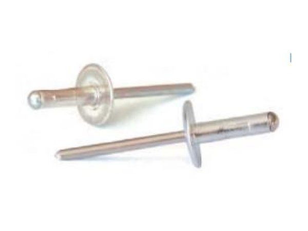 Rivet multigrip Gomulti aluminium/acier tête large