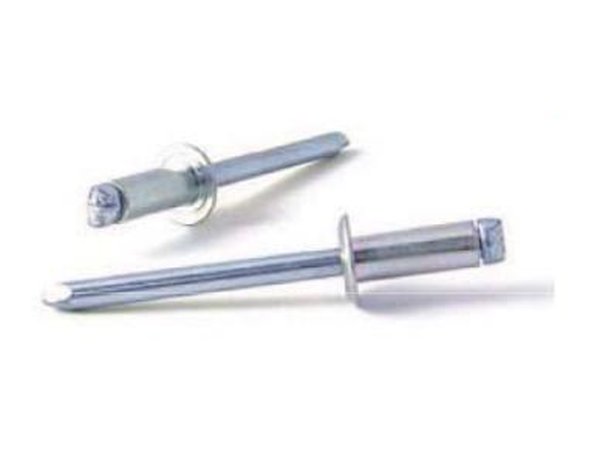 Rivet standard acier/acier tête plate